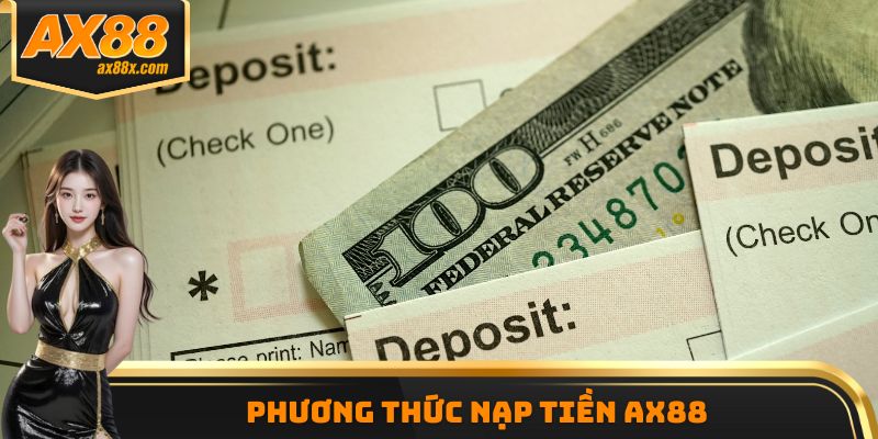 Phương thức nạp tiền AX88